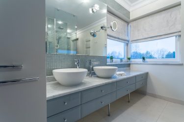 Modern bathroom interior